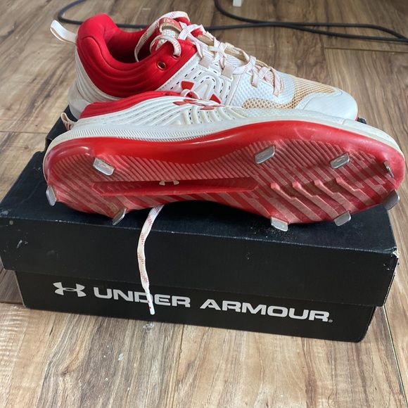 Under Armour women’s glide ST softball shoes/cleats SIZE 9 - Picture 4 of 5